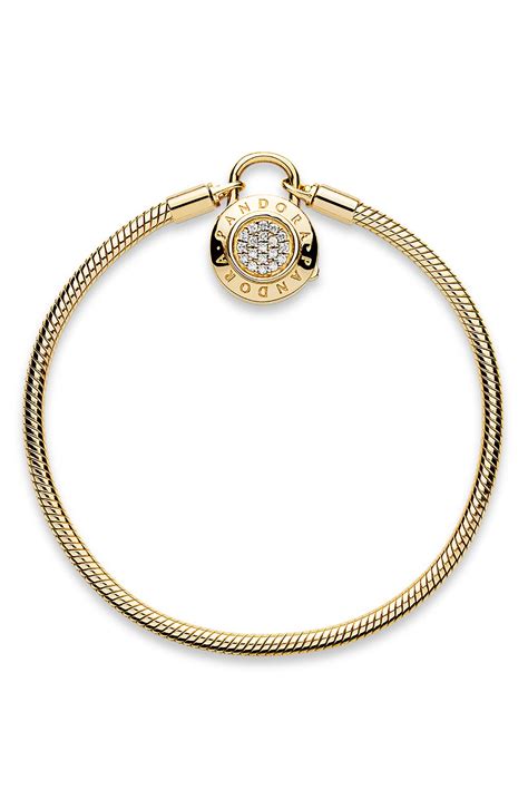 pandora signature padlock bracelet